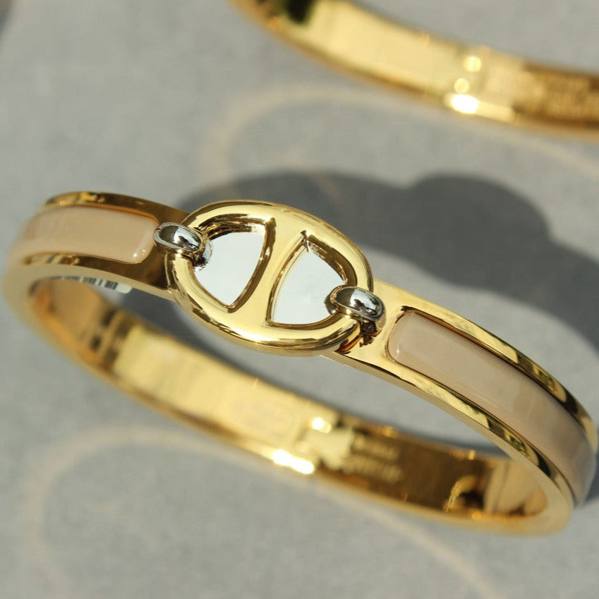[Vellora-Opalyn]CLIC CHAINE GOLD BRACELET
