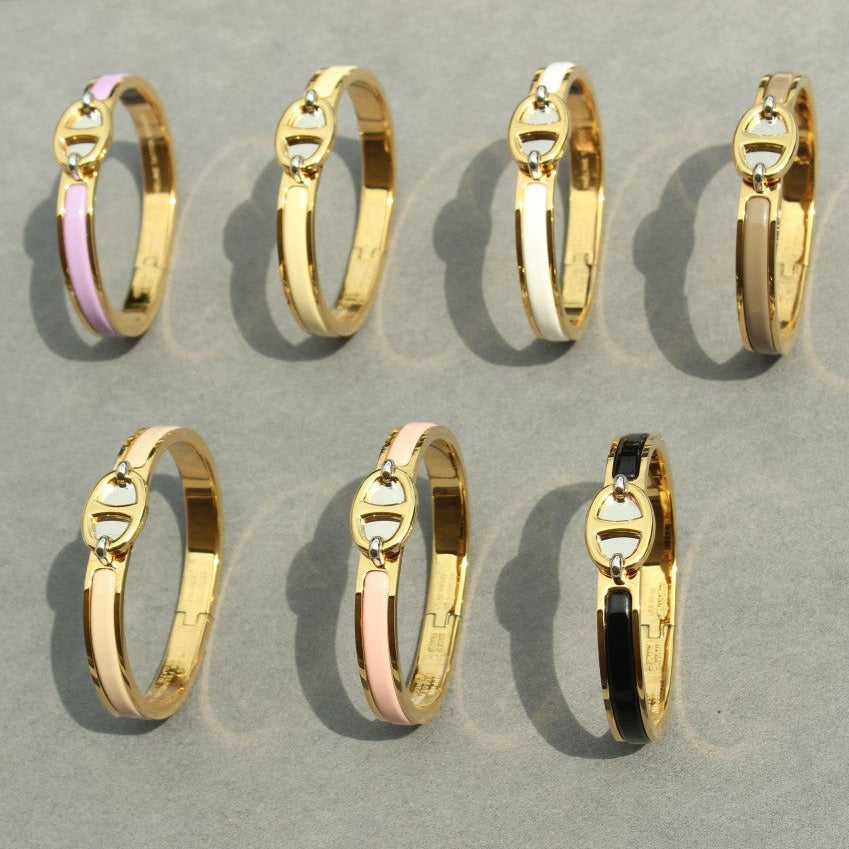 [Vellora-Opalyn]CLIC CHAINE GOLD BRACELET