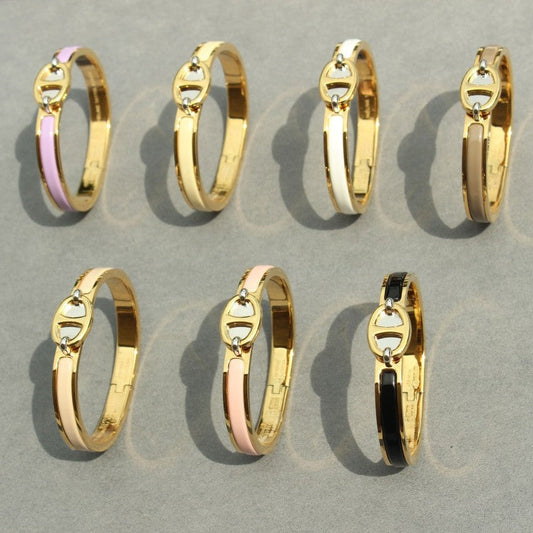 [Vellora-Opalyn]CLIC CHAINE GOLD BRACELET