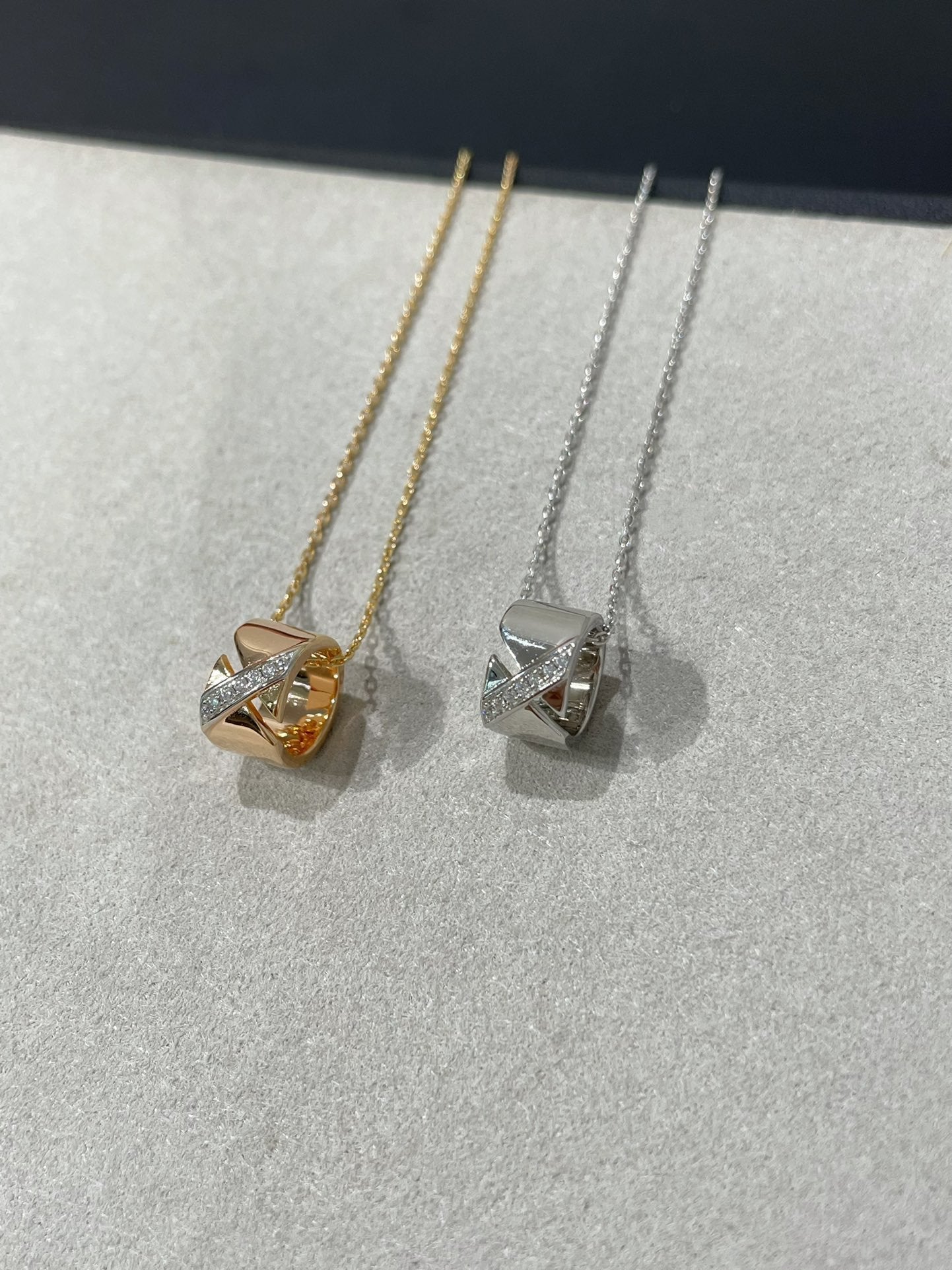 [Vellora-Opalyn]LIENS EVIDENCE DIAMOND NECKLACE