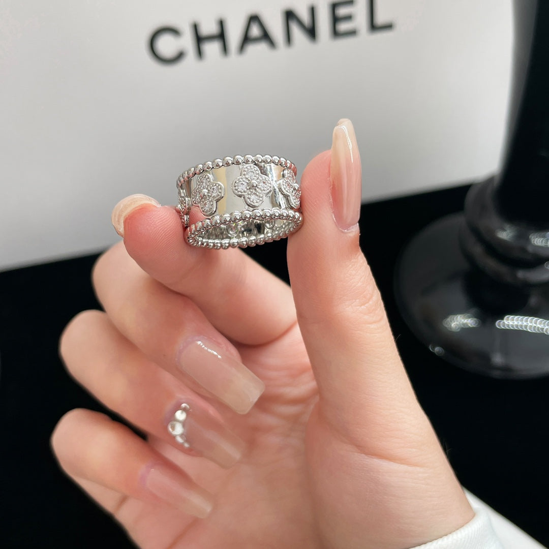 [Vellora-Opalyn]PERLEE DIAMOND LARGE RING