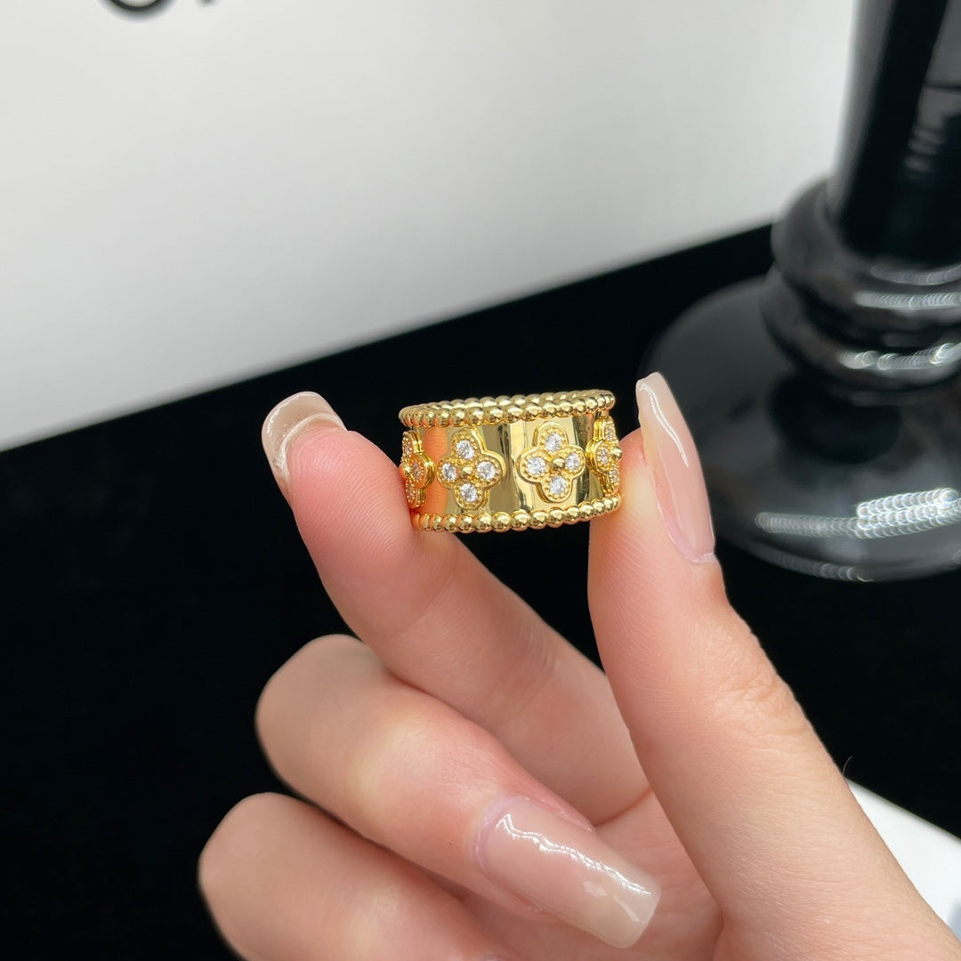 [Vellora-Opalyn]PERLEE DIAMOND LARGE RING