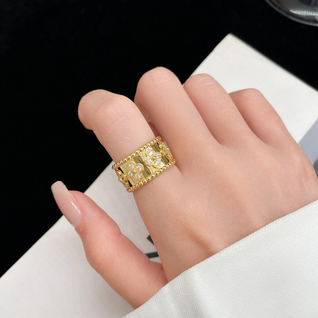 [Vellora-Opalyn]PERLEE DIAMOND LARGE RING