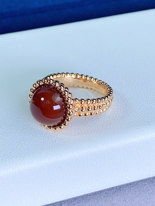 [Vellora-Opalyn]PERLEE COULEURS ROSE GOLD RING