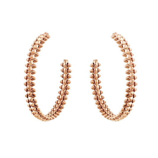 [Vellora-Opalyn]CLASH LARGE HOOP EARRINGS