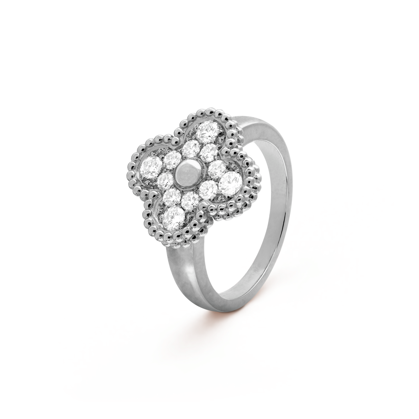 [Vellora-Opalyn]CLOVER DIAMOND RING