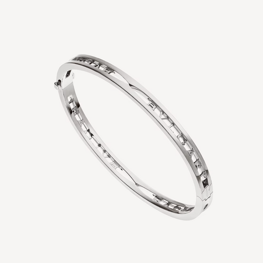 [Vellora-Opalyn]ZERO 1 SPIRAL LOGO SILVER BRACELET