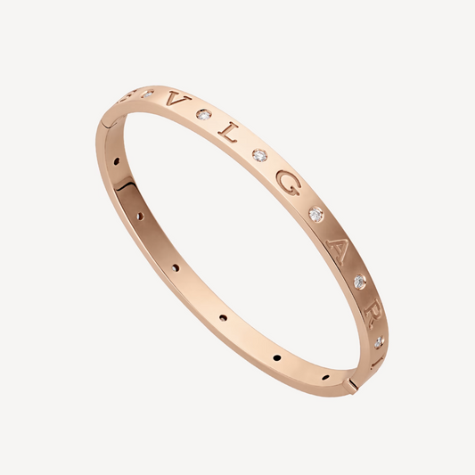 [Vellora-Opalyn]ZERO 1 PINK GOLD 12 DIAMONDS BRACELET