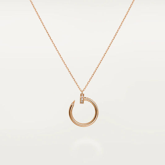 [Vellora-Opalyn]JUSTE NECKLACE PINK GOLD