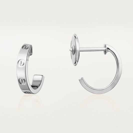 [Vellora-Opalyn]LOVE EARRINGS 2.65MM SILVER