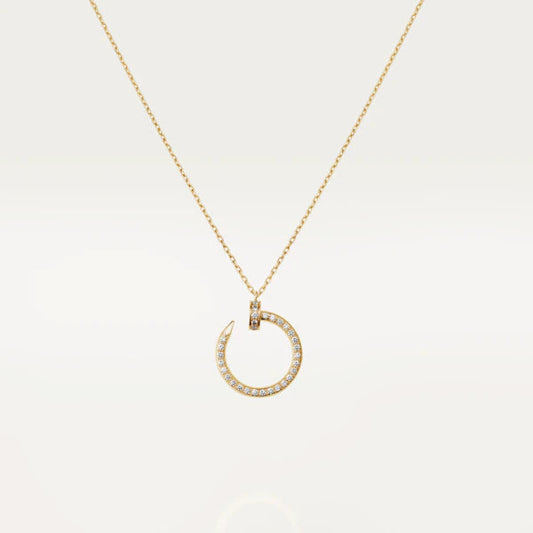 [Vellora-Opalyn]JUSTE NECKLACE GOLD DIAMONDS
