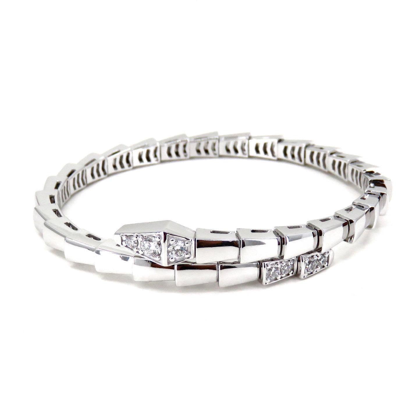 [Vellora-Opalyn]SERPENTI BRACELET DIAMONDS SILVER