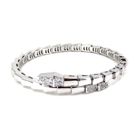 [Vellora-Opalyn]SERPENTI BRACELET DIAMONDS SILVER