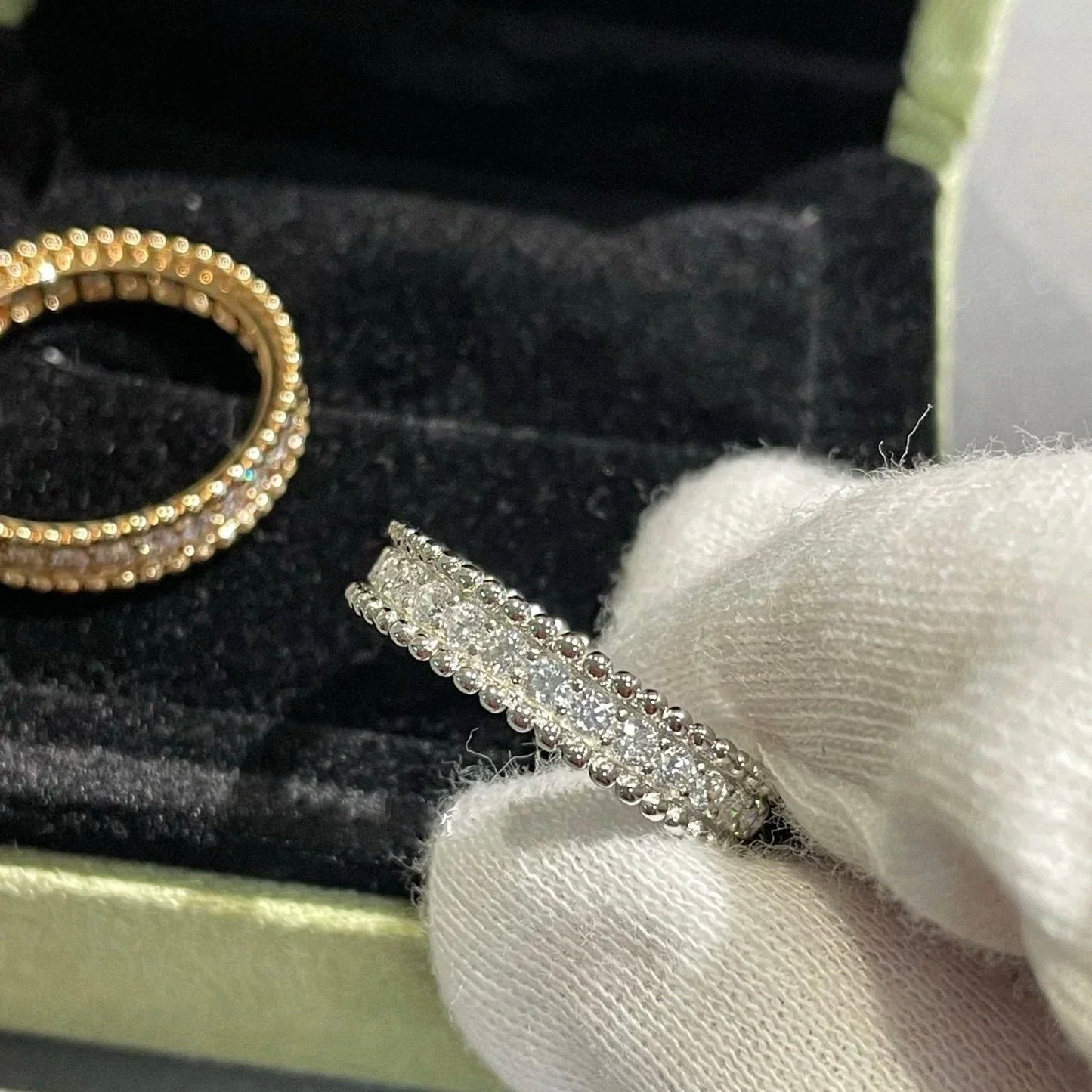 [Vellora-Opalyn]PERLEE DIAMOND ROSE GOLD RING