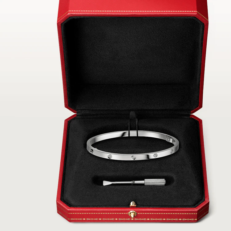[Vellora-Opalyn]LOVE BRACELET 3.65MM 10 DIAMONDS