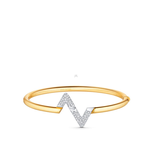 [Vellora-Opalyn]VOLTE UPSITE DOWN GOLD DIAMOND BRACELET