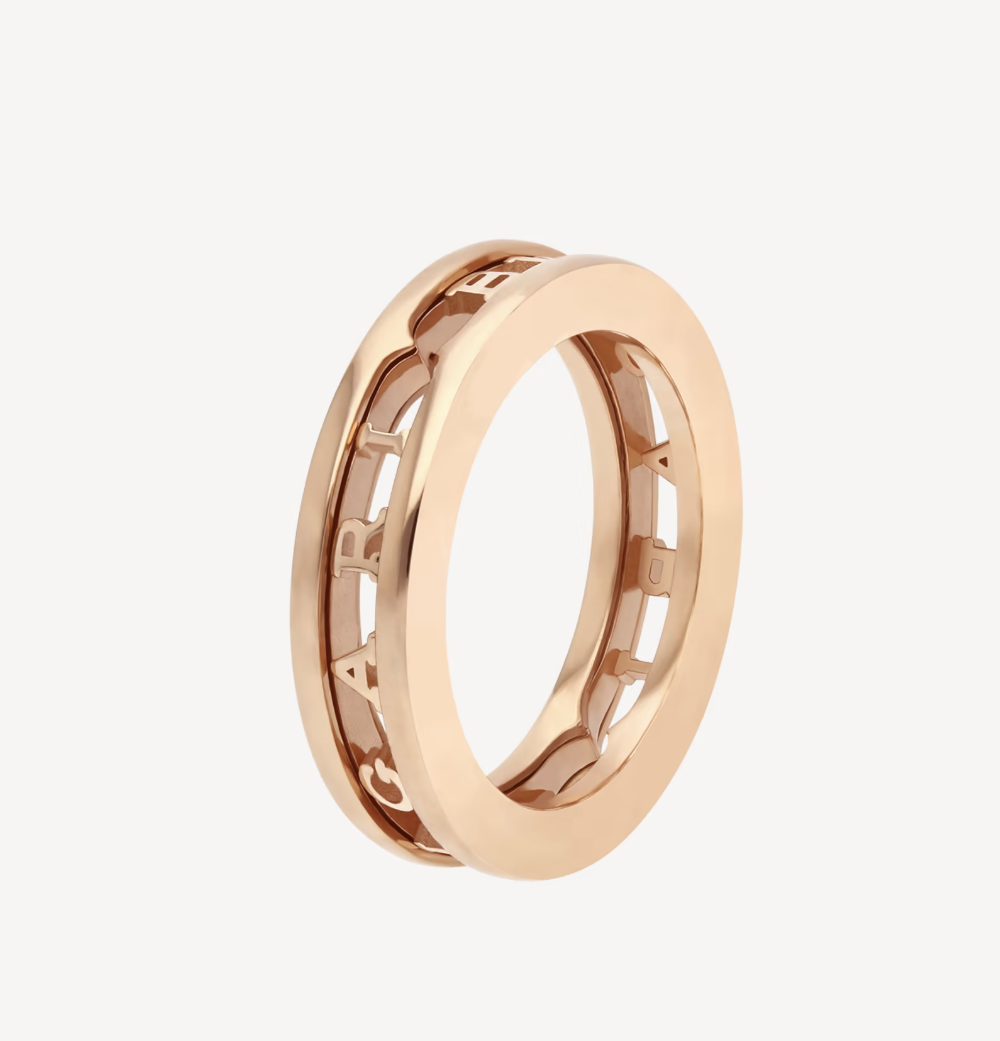 [Vellora-Opalyn]ZERO 1 ONE-BAND WITH OPENWORK LOGO SPIRAL RING