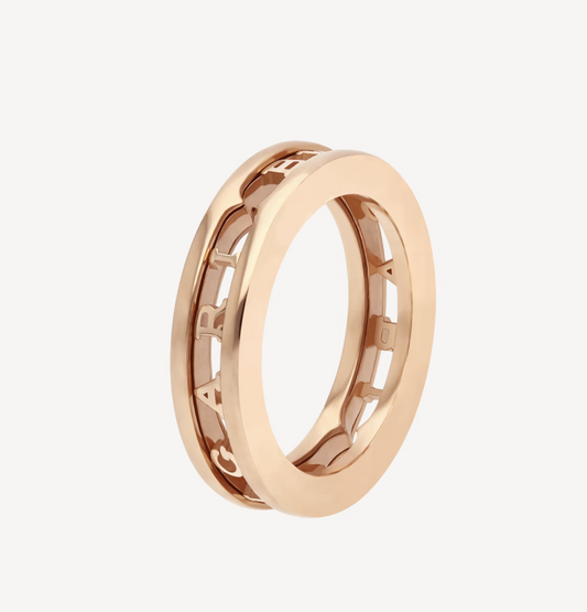 [Vellora-Opalyn]ZERO 1 ONE-BAND WITH OPENWORK LOGO SPIRAL RING