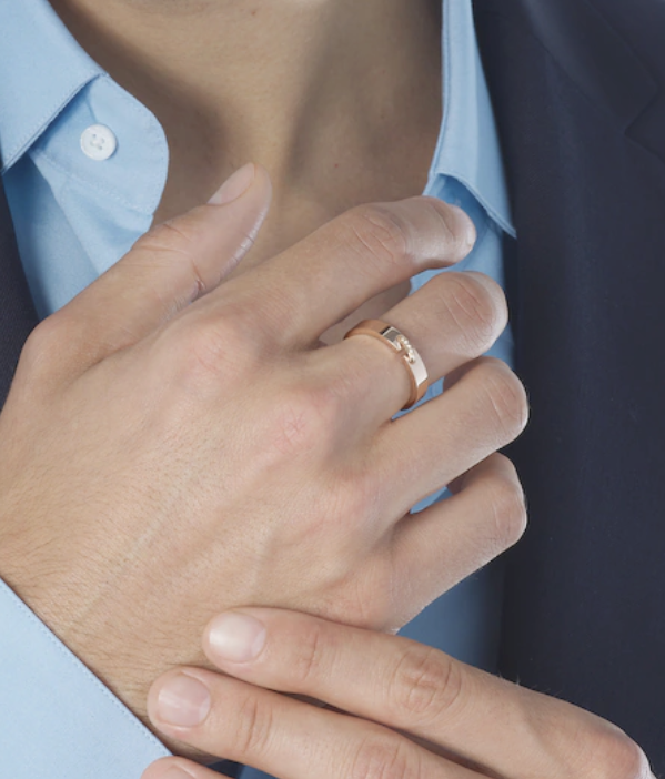 [Vellora-Opalyn]ALLIANCE LIENS VIDENCE DIAMOND 4MM RING