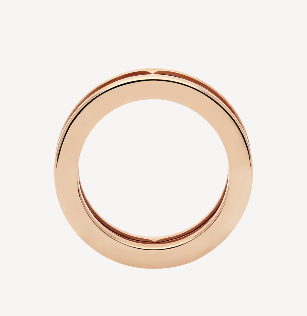 [Vellora-Opalyn]ZERO 1 ONE-BAND WITH OPENWORK LOGO SPIRAL RING