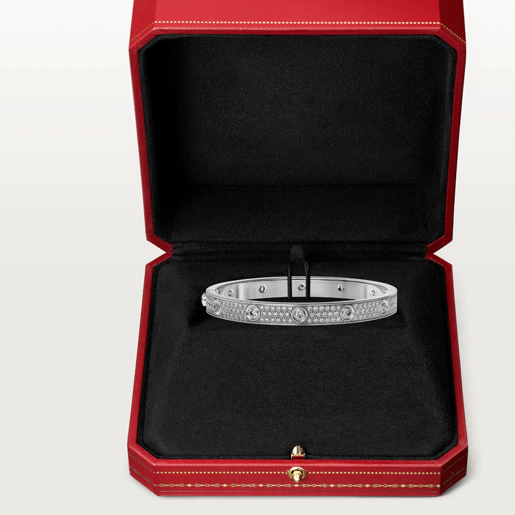 [Vellora-Opalyn]LOVE BRACELET 6.1MM DIAMOND-PAVED 10 BIG DIAMONDS