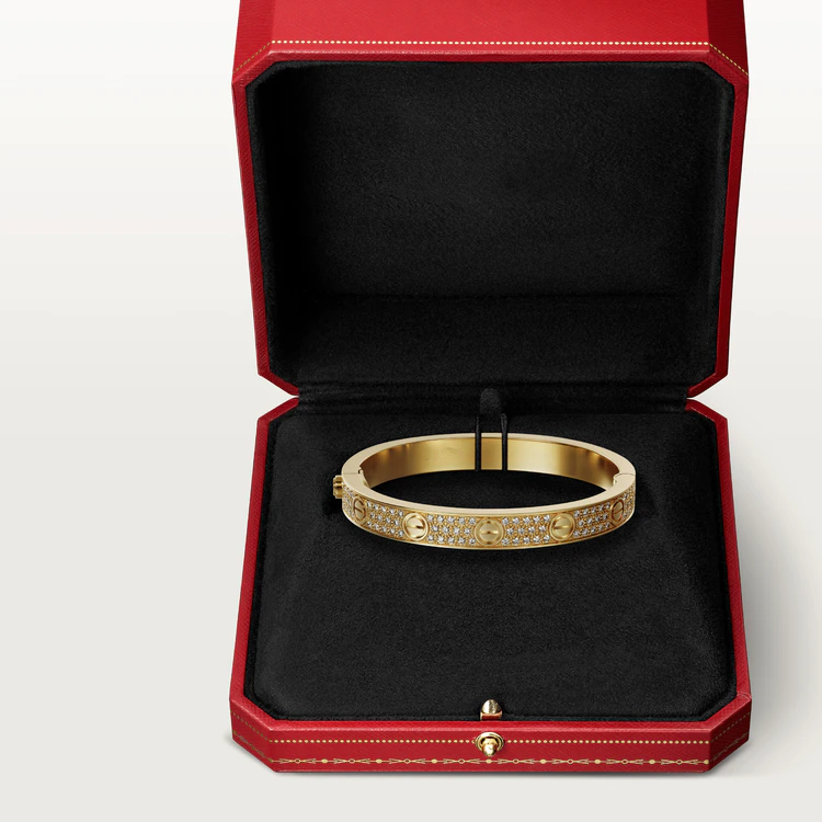 [Vellora-Opalyn]LOVE BRACELET 6.1MM DIAMOND-PAVED