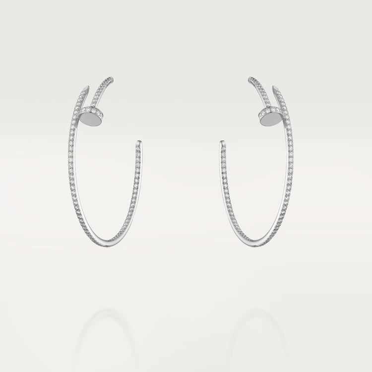 [Vellora-Opalyn]JUSTE EARRINGS FULL DIAMONDS 1.8MM