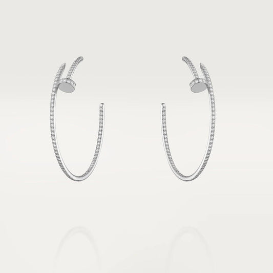 [Vellora-Opalyn]JUSTE EARRINGS FULL DIAMONDS 1.8MM