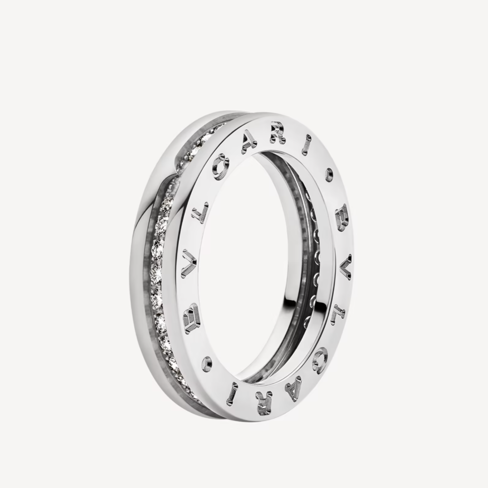 [Vellora-Opalyn]ZERO 1 ONE-BAND PAVED DIAMONDS ON THE SPIRAL RING