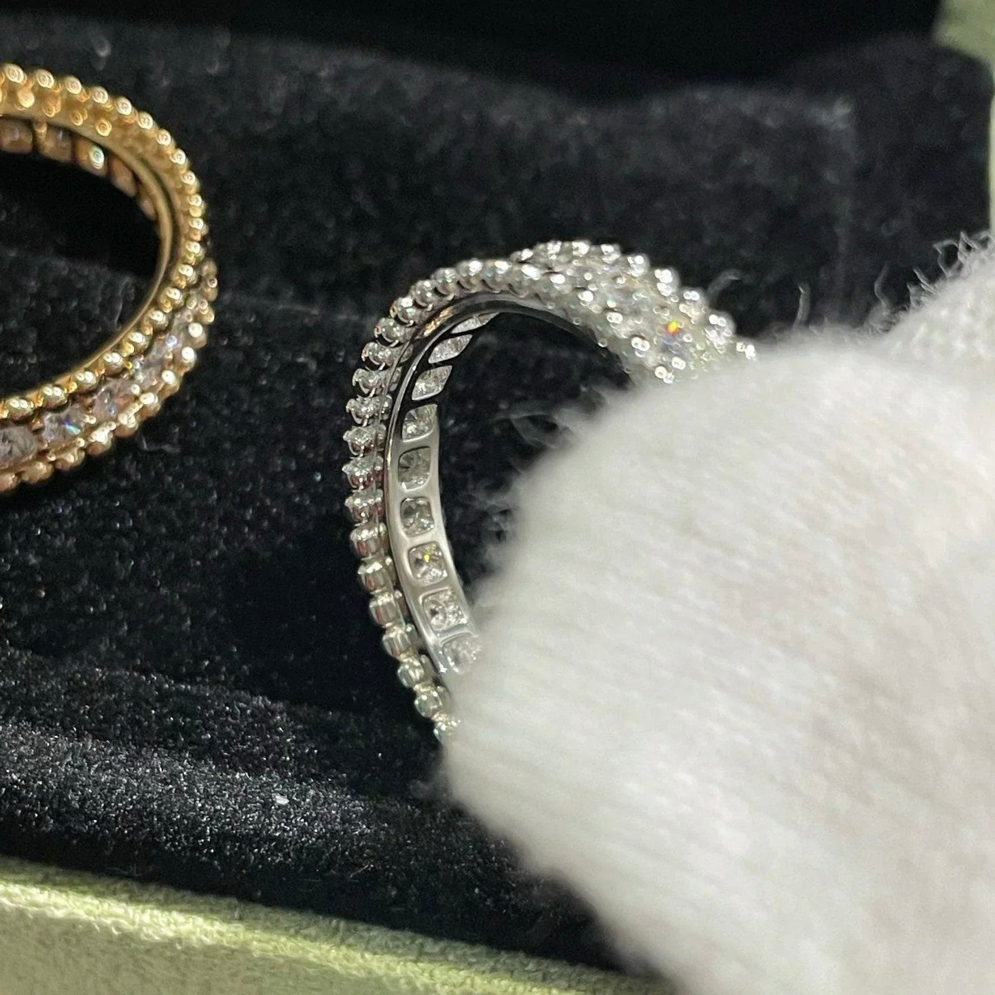 [Vellora-Opalyn]PERLEE DIAMOND ROSE GOLD RING