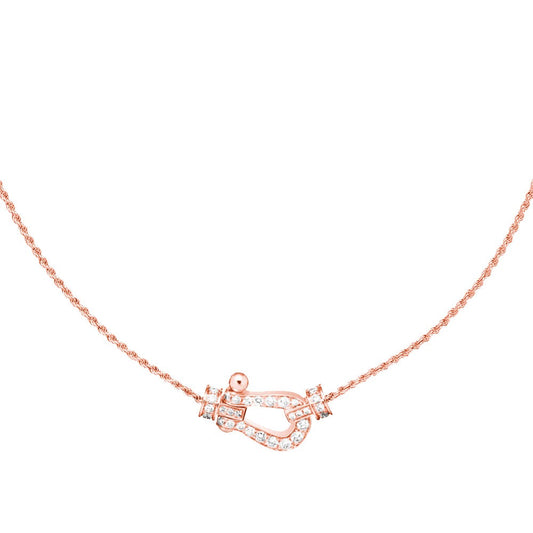 [Vellora-Opalyn]FORCE 10 PINK GOLD DIAMOND NECKLACE