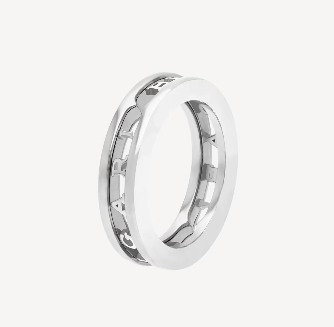 [Vellora-Opalyn]ZERO 1 ONE-BAND WITH OPENWORK LOGO SPIRAL RING