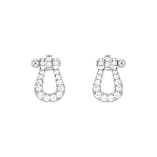 [Vellora-Opalyn]FORCE 10 FULL DIAMOND STUD EARRINGS MINI MODEL