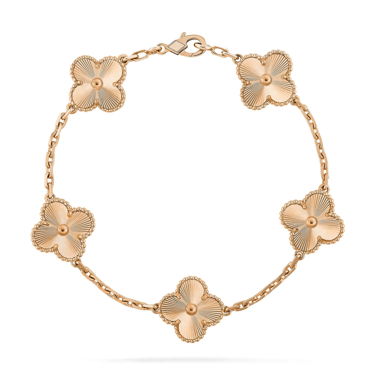 [Vellora-Opalyn]CLOVER 5 FLOWERS LASER BRACELET