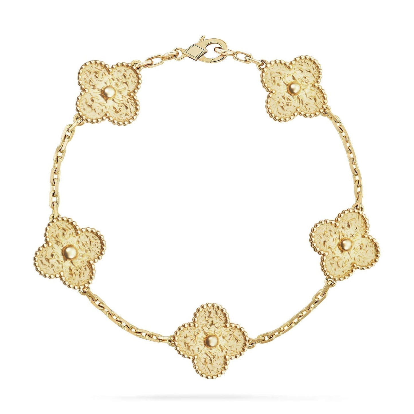 [Vellora-Opalyn]CLOVER 5 MOTIFS BRONZING BRACELET