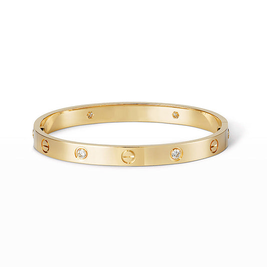[Vellora-Opalyn]LOVE BRACELET 6.1MM 4 DIAMONDS