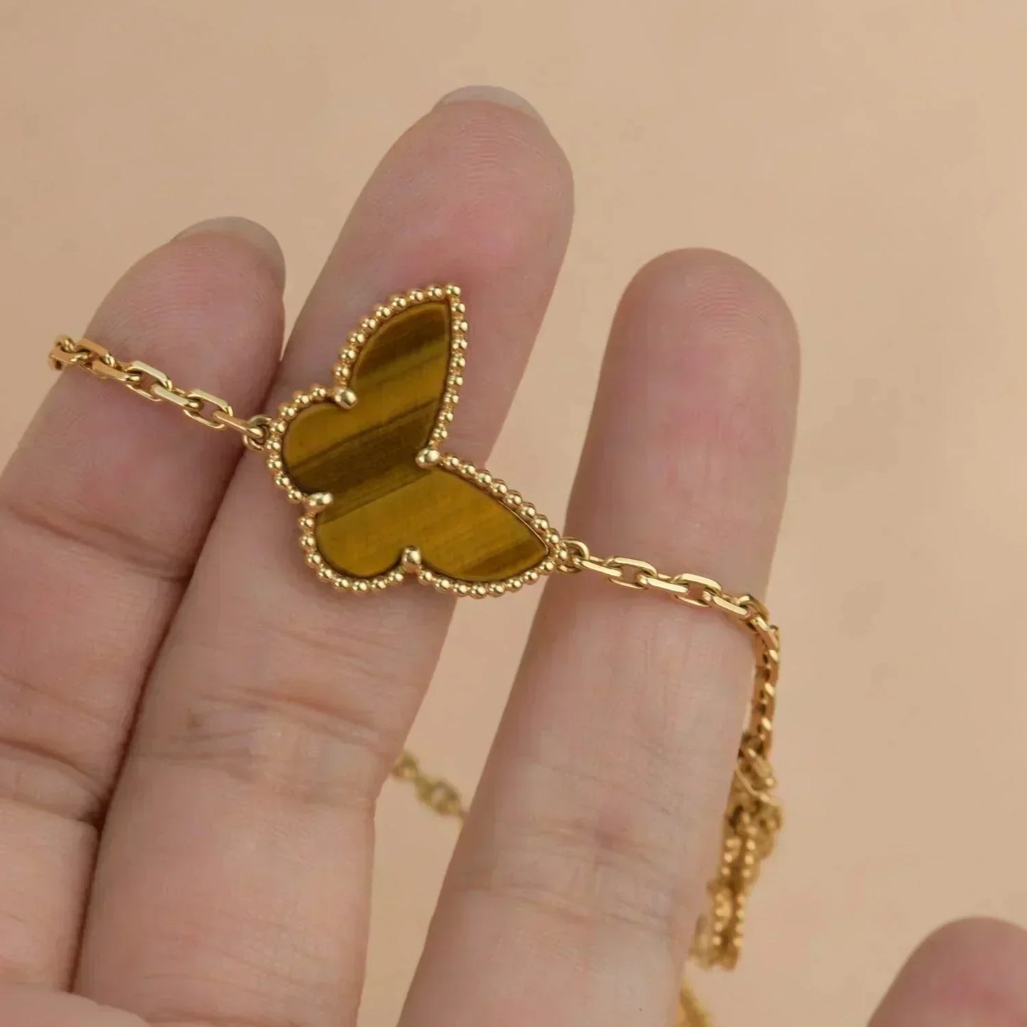 [Vellora-Opalyn]LUCKY SPRING 5 MOTIF GOLD BRACELET