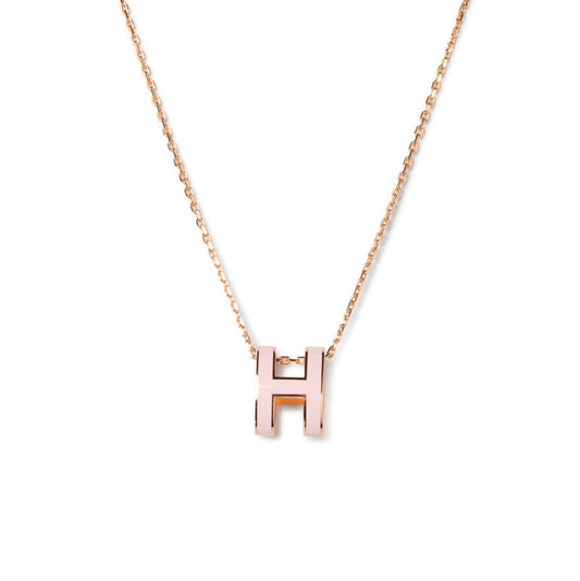 [Vellora-Opalyn]POP H PEDANT PINK GOLD