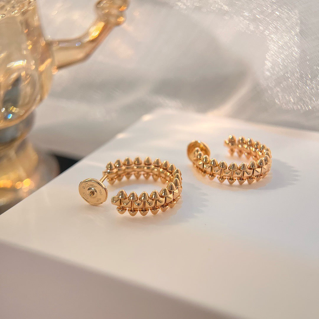 [Vellora-Opalyn]CLASH SMALL HOOP EARRINGS