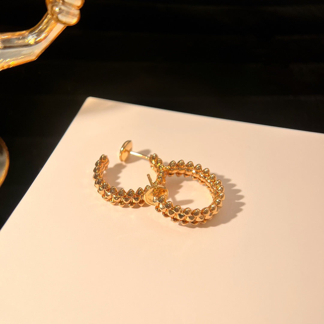 [Vellora-Opalyn]CLASH SMALL HOOP EARRINGS