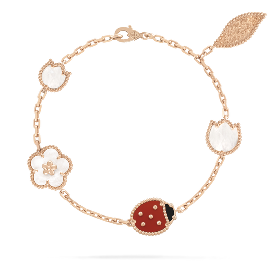 [Vellora-Opalyn]LUCKY SPRING 5 MOTIF BRACELET