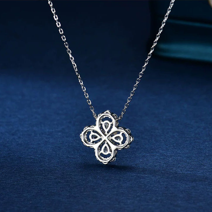[Vellora-Opalyn]LOOP NECKLACE FULL MOTIF DIAMOND 16MM MULTIPLE COLORS