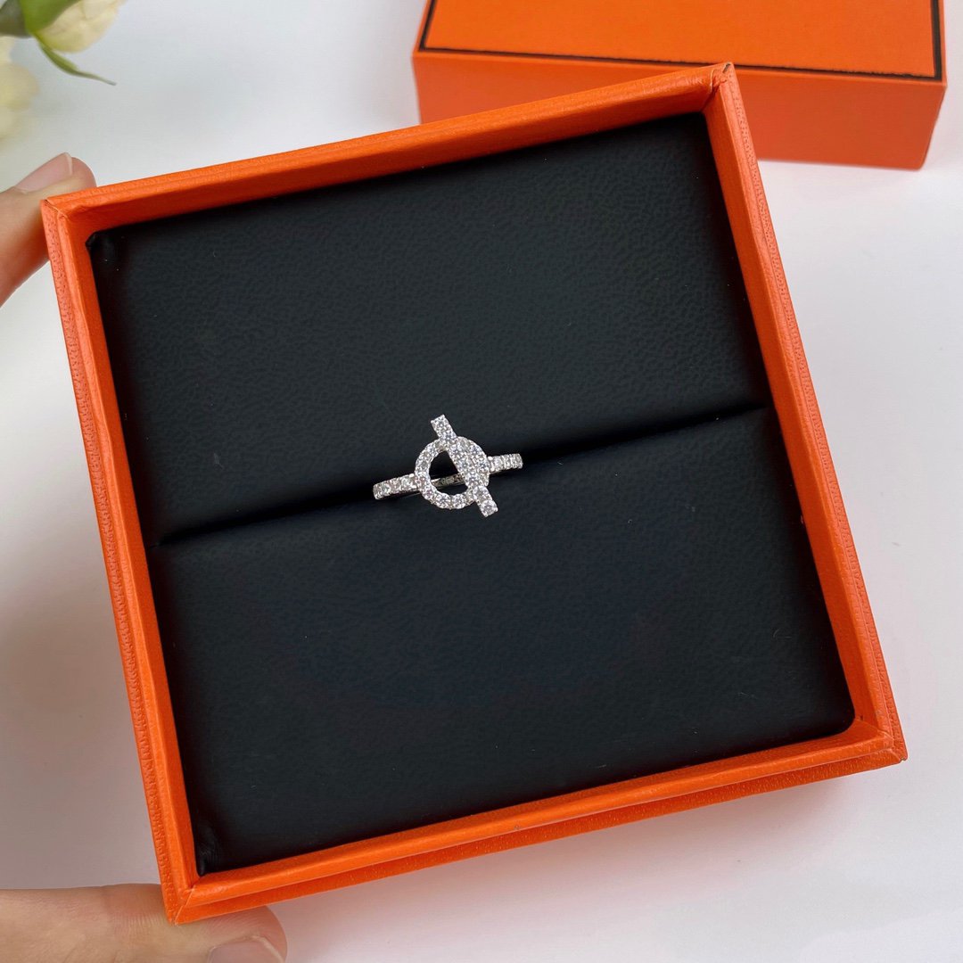 [Vellora-Opalyn]ECHAPPEE RING SILVER DIAMOND