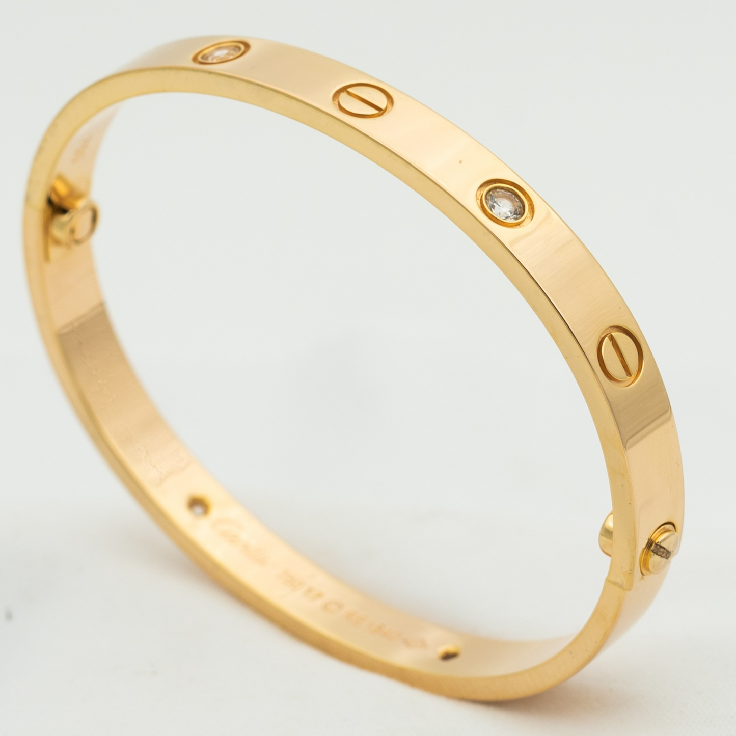 [Vellora-Opalyn]LOVE BRACELET 6.1MM 4 DIAMONDS