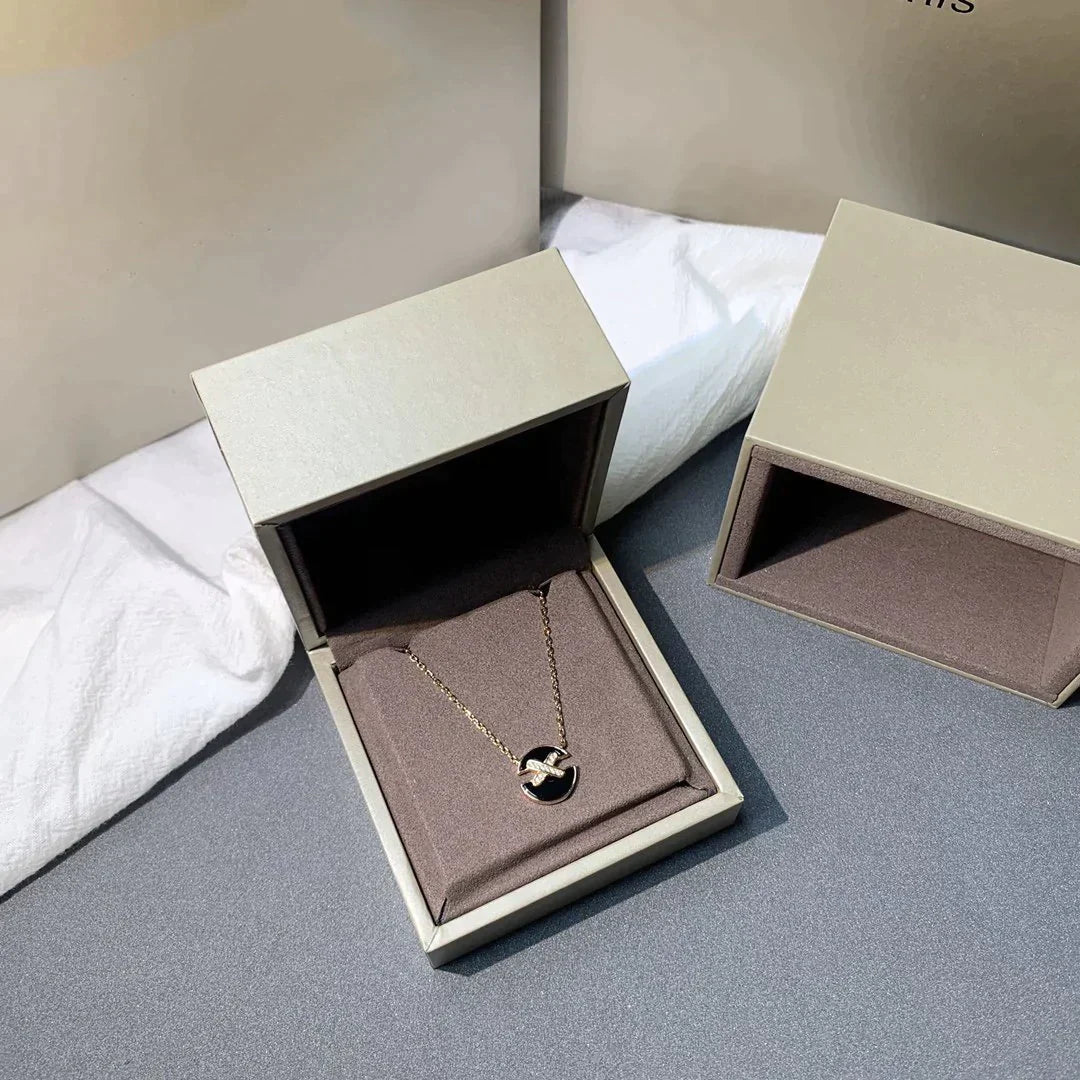 [Vellora-Opalyn]JEUX DE ROSE GOLD DIAMOND NECKLACE