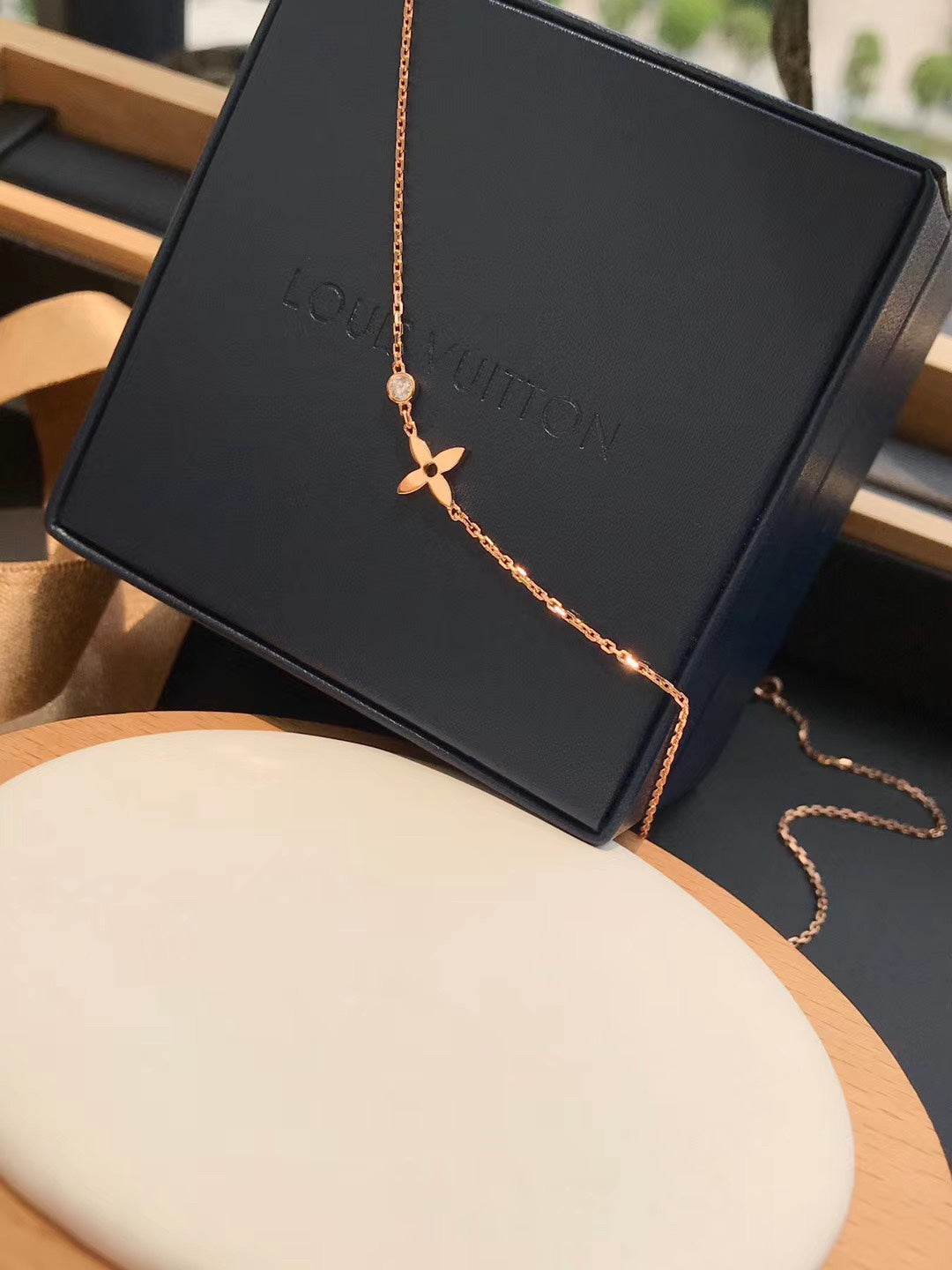 [Vellora-Opalyn]BLOSSOM PENDANT PINK GOLD AND DIAMOND