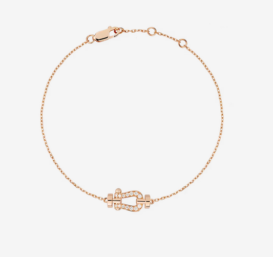 [Vellora-Opalyn]FORCE 10 FULL DIAMOND BUCKLE CHAIN LINK MINI MODEL
