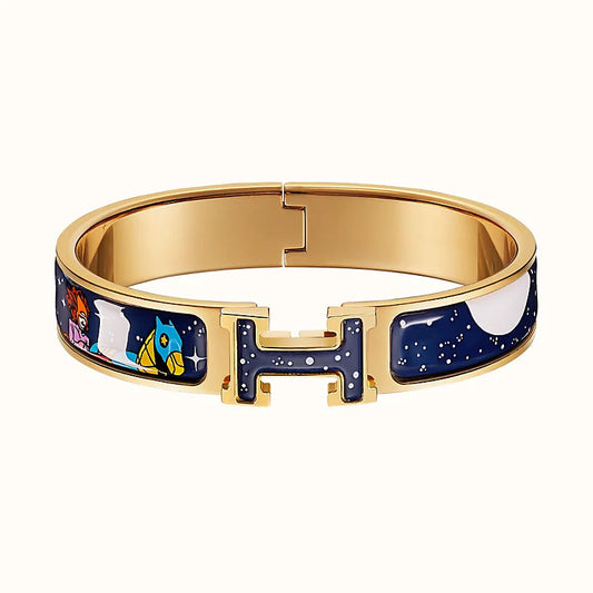 [Vellora-Opalyn]H STAR AND MOON BRACELET 12MM