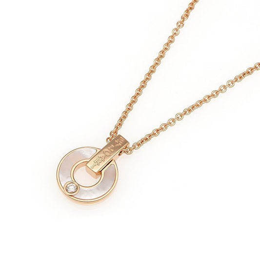 [Vellora-Opalyn]GARI NECKLACE PINK GOLD MOP