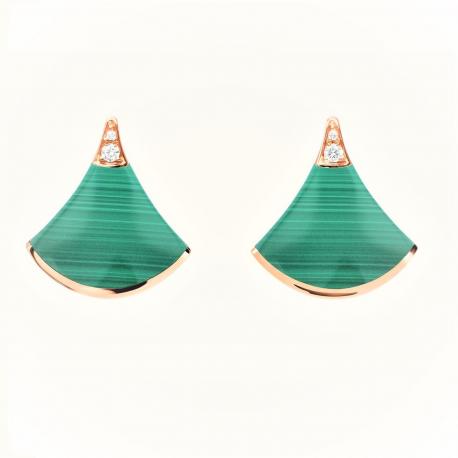 [Vellora-Opalyn]DIVAS DREAM EARRINGS PINK GOLD